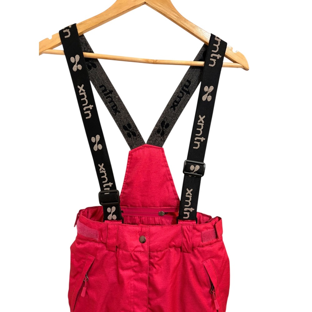 XMTN‎ Hot Pink Girls 14 Ski Snow Bib Overalls Pants Adjustable Straps - Picture 2 of 9